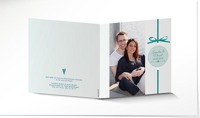 Hochzeitseinladung 736 Hochzeitskarte