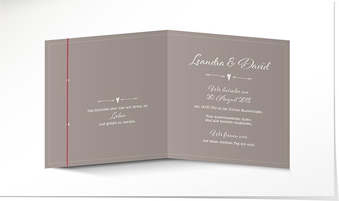 Hochzeitseinladung 736 Hochzeitskarte