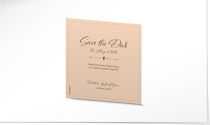 Save the Date Karte 736 Save the Date Karte