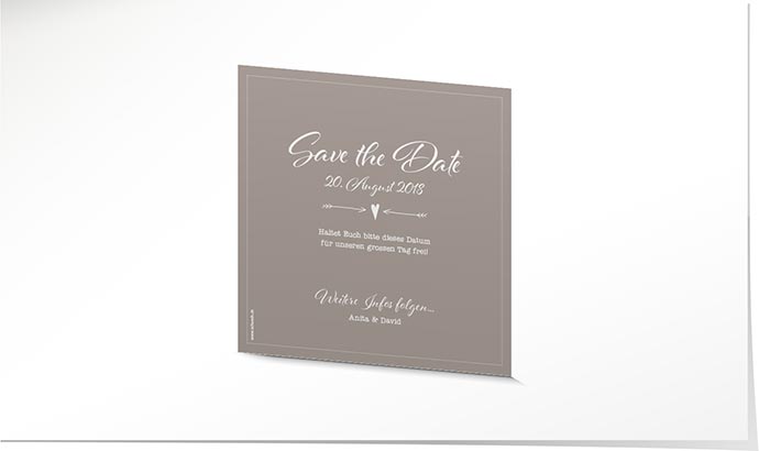 Save the Date Karte 736 Save the Date Karte
