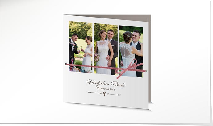 Dankeskarte Hochzeit 737 Dankeskarte Hochzeit