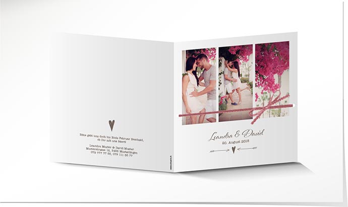 Hochzeitseinladung 737 Hochzeitskarte