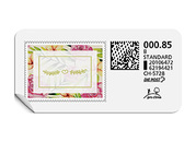 B-Post-Briefmarke 738