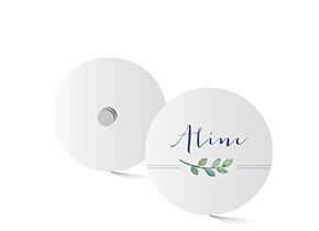 Namensschild Lasercut Kreis 739