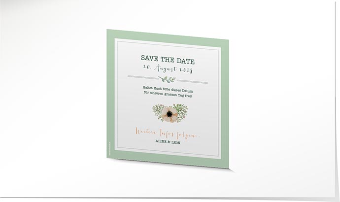 Save the Date Karte 739 Save the Date Karte