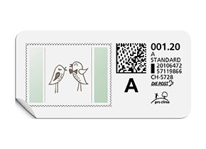 A-Post-Briefmarke 740