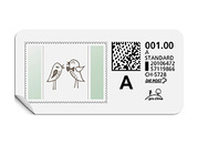 A-Post-Briefmarke 740