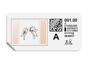 A-Post-Briefmarke 740