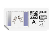 A-Post-Briefmarke 740