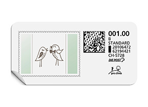 B-Post-Briefmarke 740