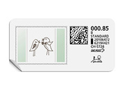 B-Post-Briefmarke 740