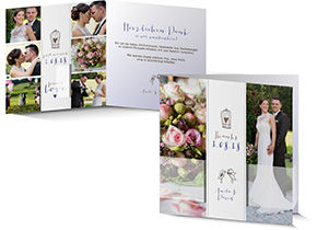 Dankeskarte Hochzeit 740