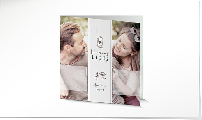 Hochzeitseinladung 740 Hochzeitskarte