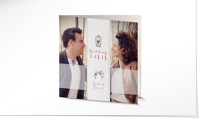 Hochzeitseinladung 740 Hochzeitskarte