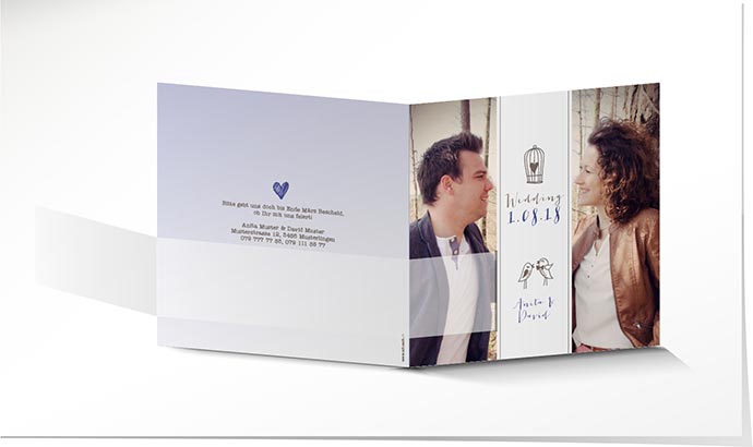 Hochzeitseinladung 740 Hochzeitskarte