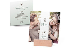 Menükarte Hochzeit 740