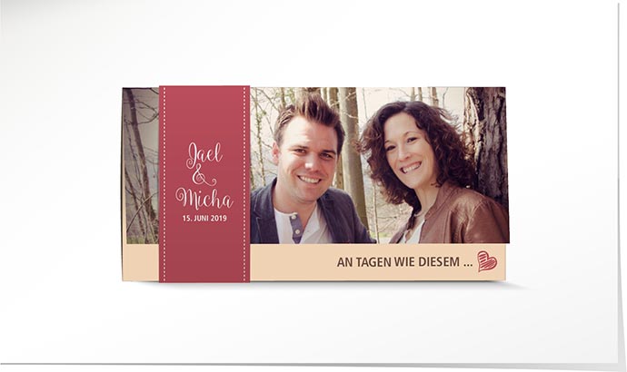 Hochzeitseinladung 741 Hochzeitskarte