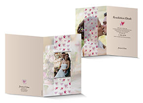 Dankeskarte Hochzeit 742