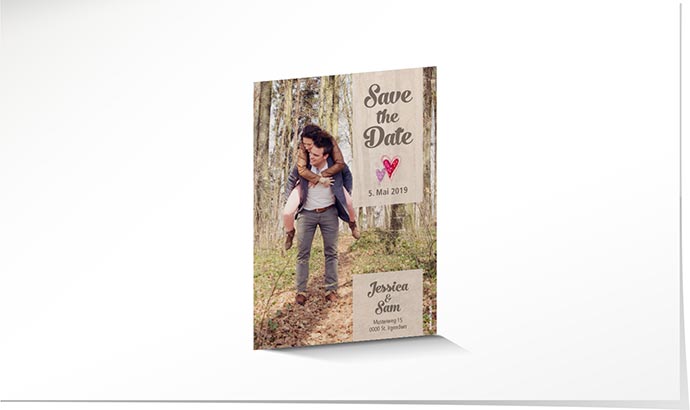 Save the Date Magnetkarte 742 Save the Date Magnetkarte