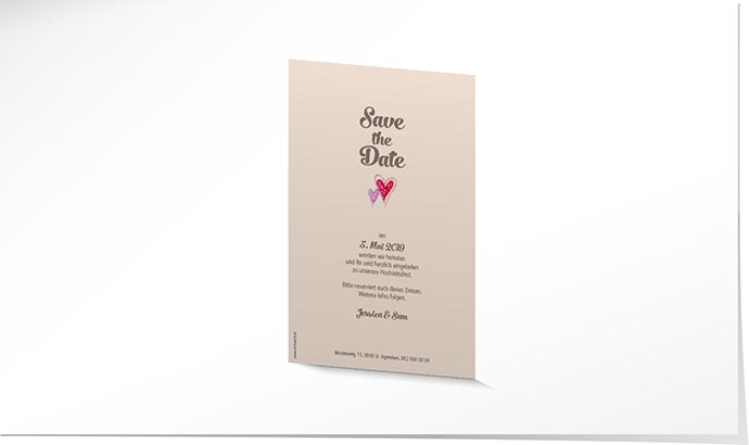 Save the Date Karte 742 Save the Date Karte