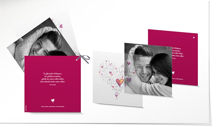 Hochzeitseinladung 743 Hochzeitskarte
