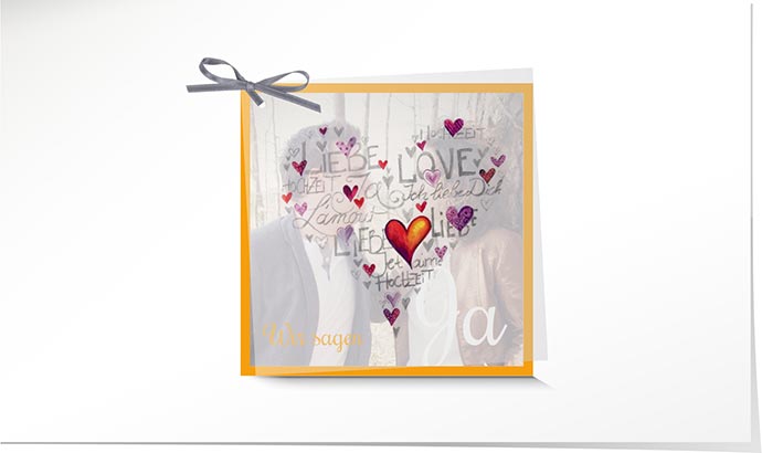 Hochzeitseinladung 743 Hochzeitskarte