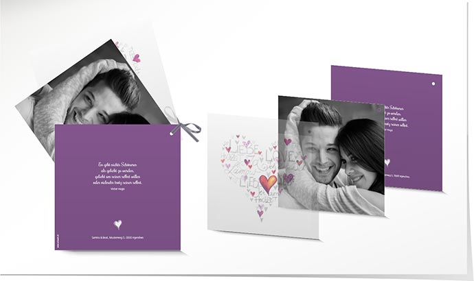 Hochzeitseinladung 743 Hochzeitskarte
