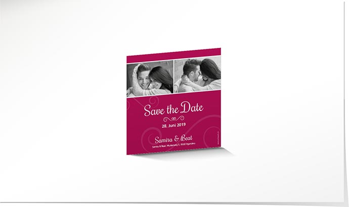 Save the Date Magnetkarte 743 Save the Date Magnetkarte