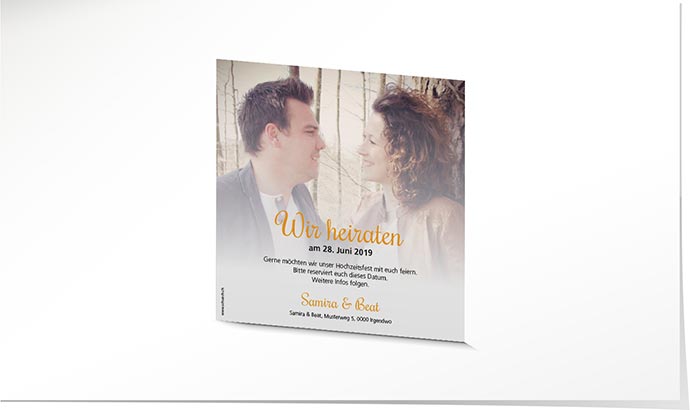 Save the Date Karte 743 Save the Date Karte