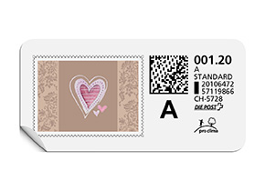 A-Post-Briefmarke 744