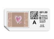 A-Post-Briefmarke 744