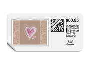 B-Post-Briefmarke 744