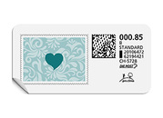 B-Post-Briefmarke 747