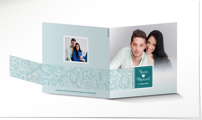 Hochzeitseinladung 747 Hochzeitskarte