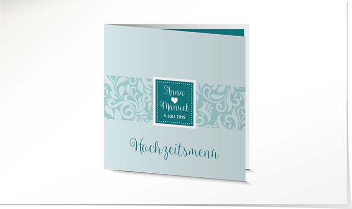 Menükarte Hochzeit 747 Menükarte Hochzeit