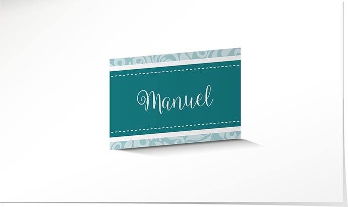 Namensschild 747 Namensschild