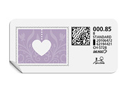 B-Post-Briefmarke 748