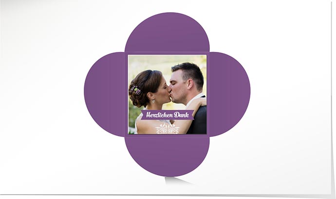 Dankeskarte Hochzeit 748 Dankeskarte Hochzeit