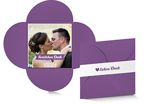 Dankeskarte Hochzeit 748