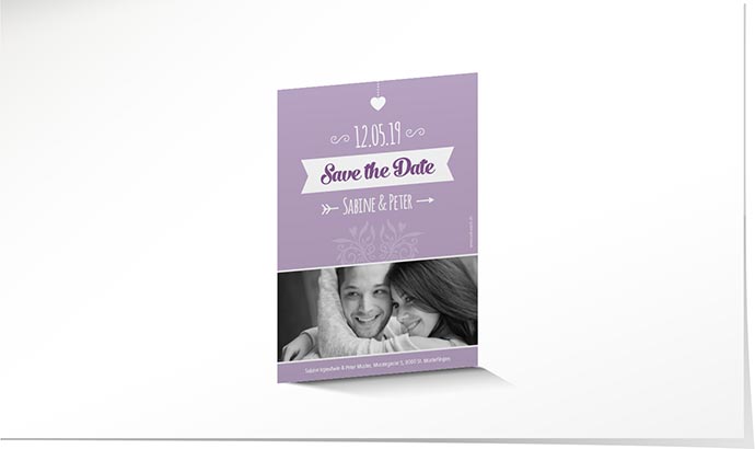 Save the Date Magnetkarte 748 Save the Date Magnetkarte