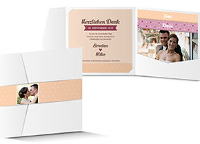Dankeskarte Hochzeit 749