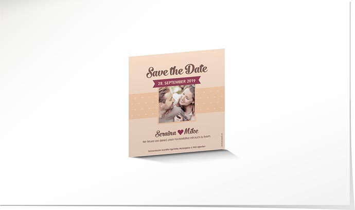 Save the Date Magnetkarte 749 Save the Date Magnetkarte