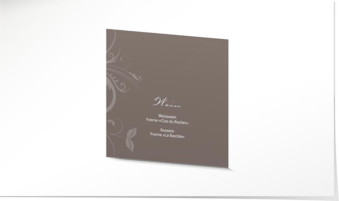 Menükarte Hochzeit 750 Menükarte Hochzeit