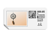 B-Post-Briefmarke 753