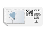 B-Post-Briefmarke 754