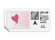A-Post-Briefmarke 754