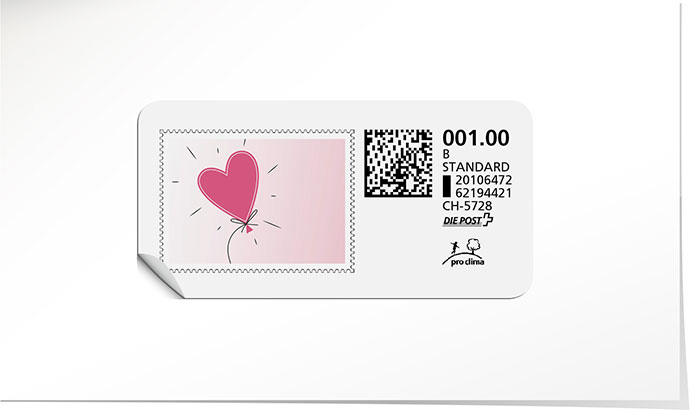 B-Post-Briefmarke 754 géranium