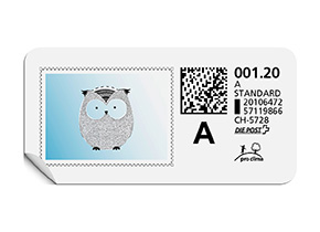 A-Post-Briefmarke 755