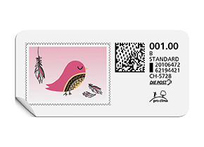 B-Post-Briefmarke 756