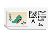 A-Post-Briefmarke 756